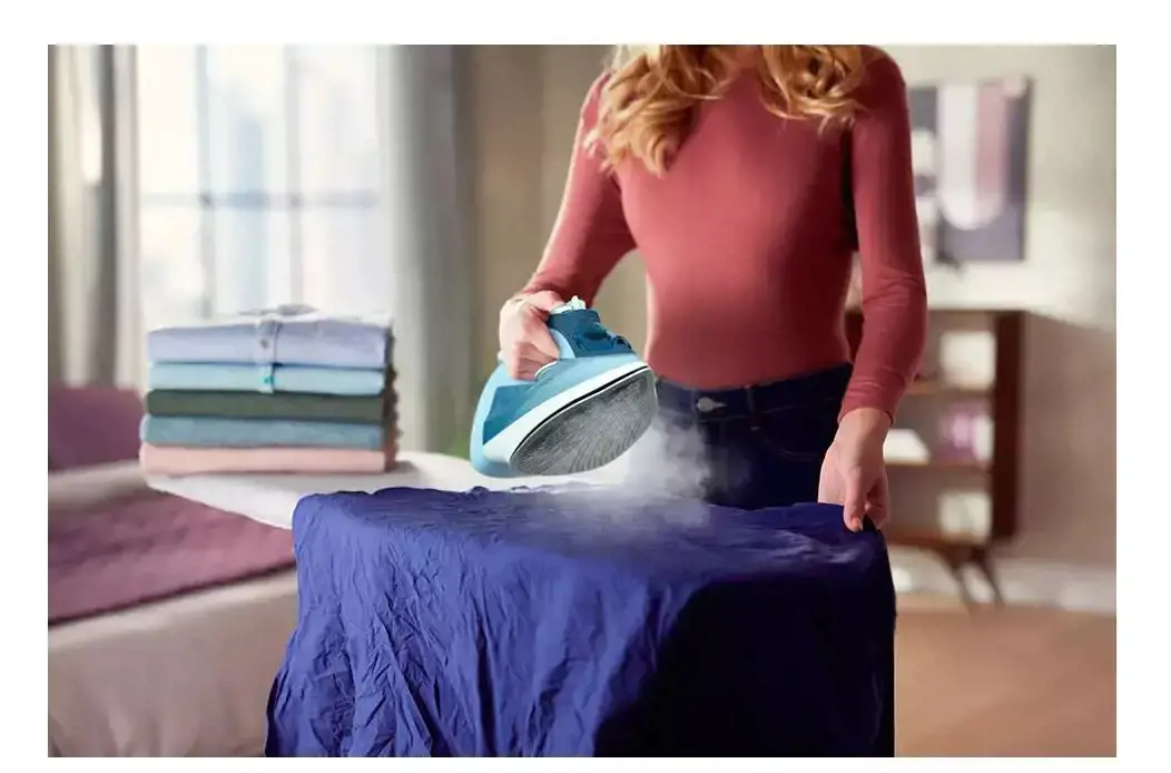 "Philips" 5000 serijos garų lygintuvas 2400 W, garų lygintuvas, "SteamGlide Plus" padas, 2 m, 180 g/min, mėlynas, 45 g/min