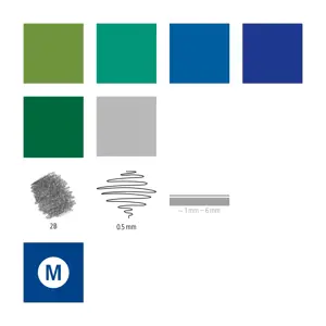 Piešimo rinkinys STAEDTLER Mixed set #6