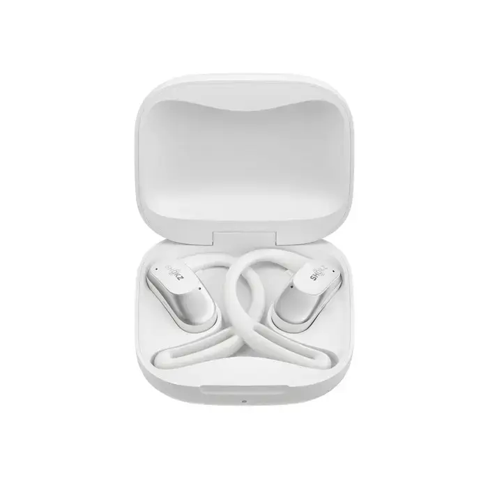 SHOKZ OpenFit Air, weiss, Wireless, Calls/Music/Sport/Everyday, 50 - 16000 Hz, Headset, White