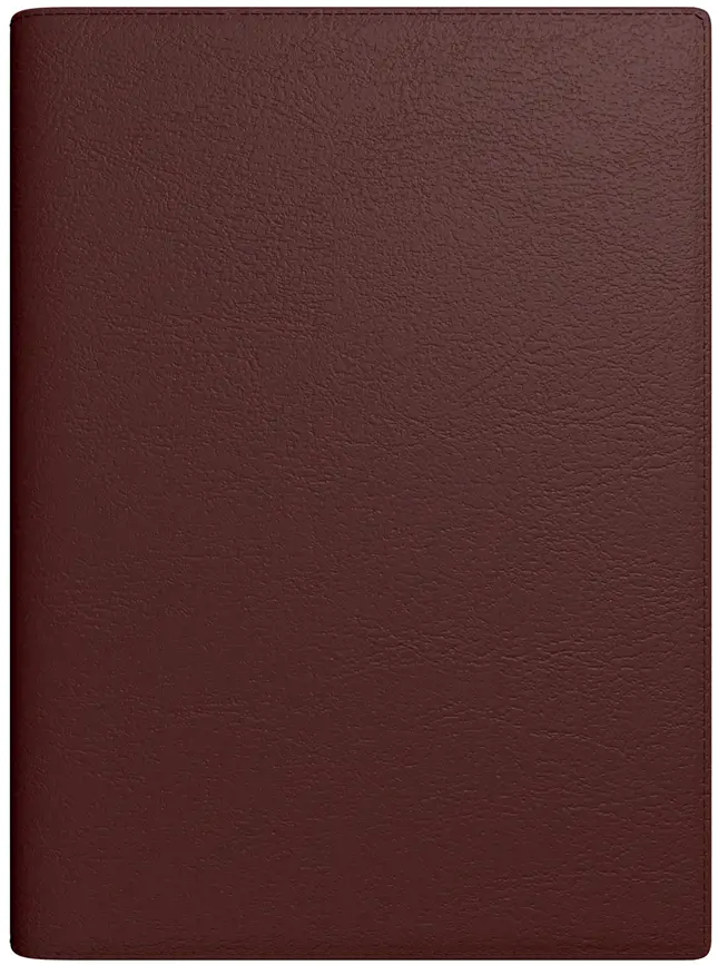 Kalendorius SENATOR DAY Spirex 2026, A4, PU, tamsiai ruda
