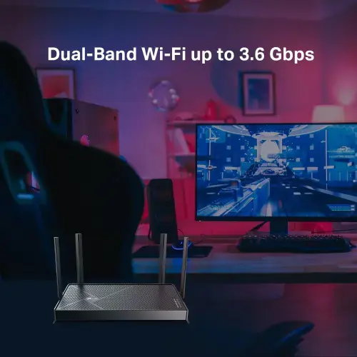 TP-Link Archer BE230 BE3600 Dual-Band Wi-Fi 7 Maršrutizatorius