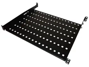 "ALANTEC" FIKSUOTA 19" 1U GYLIO LENTYNA. 550 MM BLACK