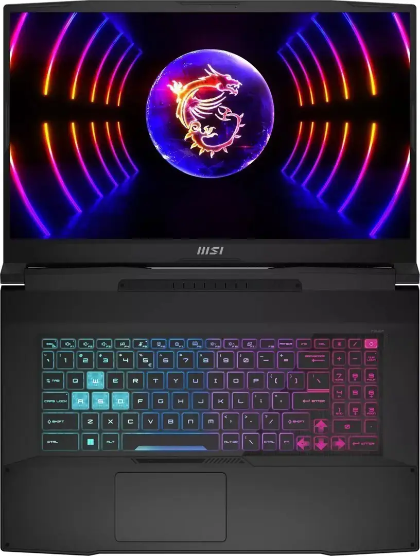 MSI Katana 17 B13VEK-1261XPL Intel® Core™ i7 i7-13620H Laptop 43.9 cm (17.3") Full HD 16 GB DDR5-SDRAM 1 TB SSD NVIDIA GeForce RTX 4050 Wi-Fi 6E (802.11ax) FreeDOS Black