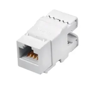 Q-LANTEC MKN-U6-1 laidų jungtis RJ45 UTP 6 kategorijos neekranuota balta