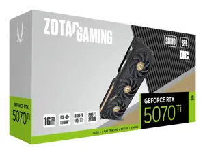Vaizdo plokštė ZOTAC GeForce RTX 5070 Ti 16 GB, GDDR7, ZT-B50710J3-10P