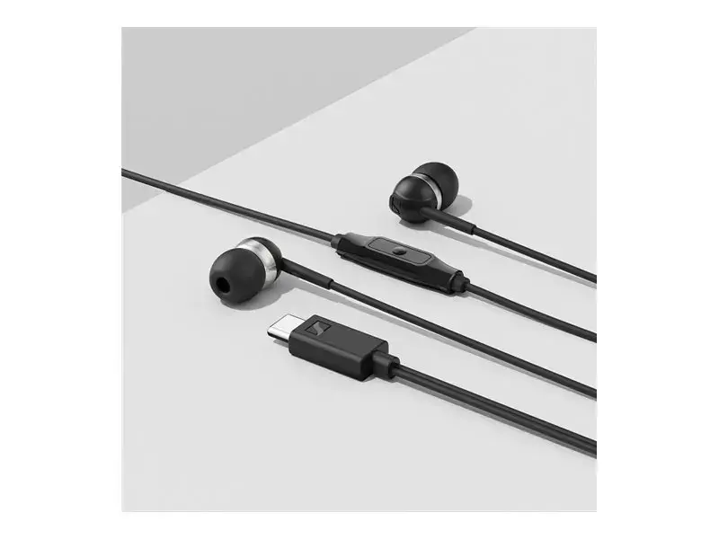 Sennheiser Headphones | CX 80U | Wired | In-ear | Microphone | Black