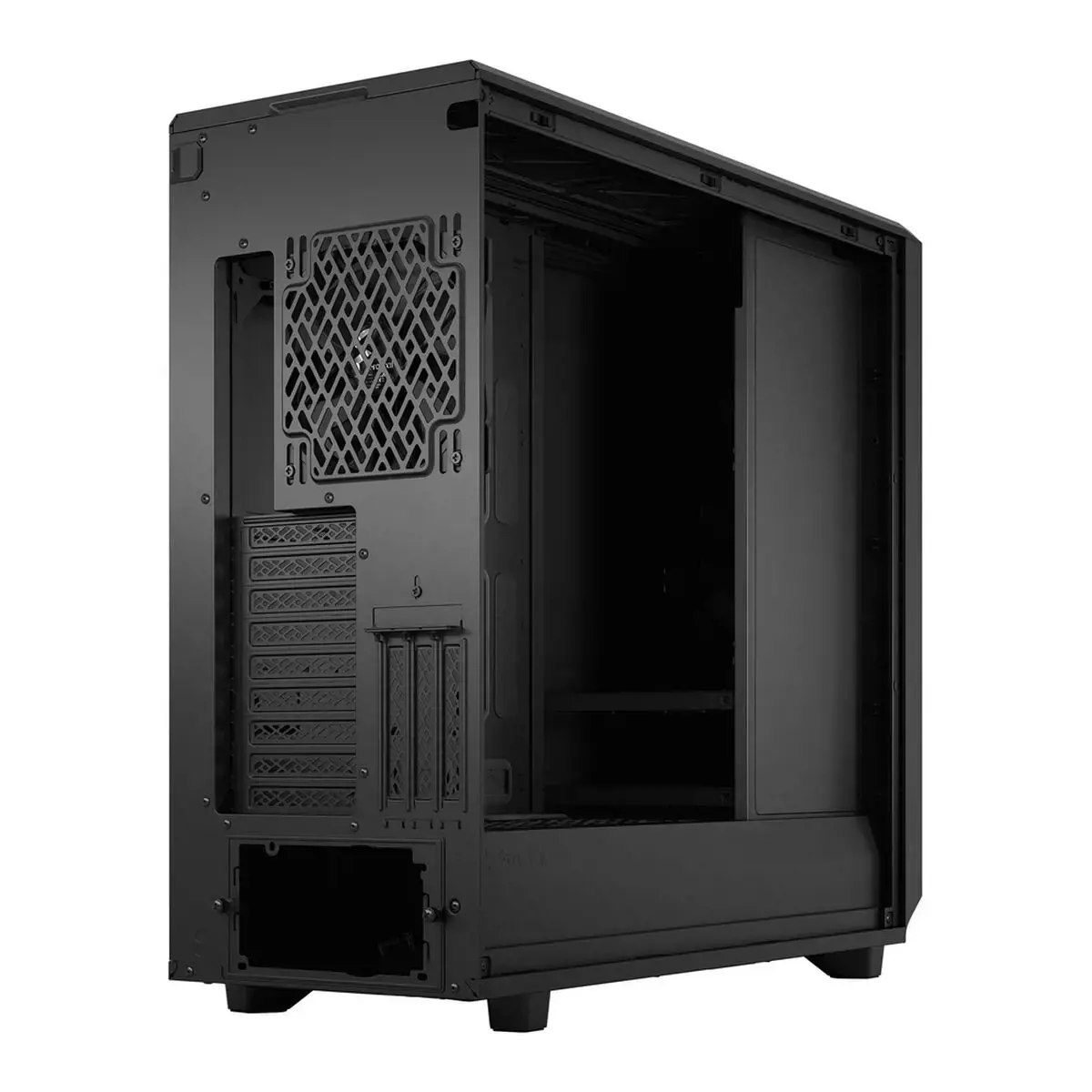 "Fractal Design Meshify 2 XL Light" grūdintas stiklas, kompiuteris, juodas, ATX, EATX, micro ATX, Mini-ITX, SSI CEB, plienas, grūdintas stiklas, žaidimų, 18,5 cm