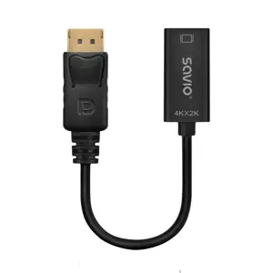 "Savio AK-62" vaizdo kabelio adapteris 0,2 m DisplayPort HDMI