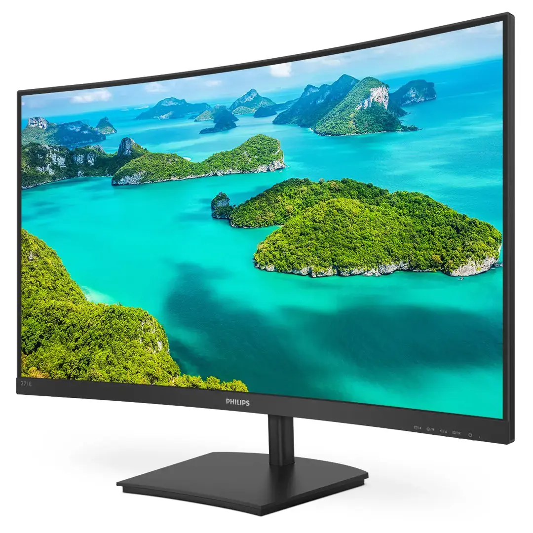 Monitorius Philips E Line 271E1SCA/00, 68.6 cm (27"), 1920 x 1080 pixels, Full HD, LCD, 4 ms, Black