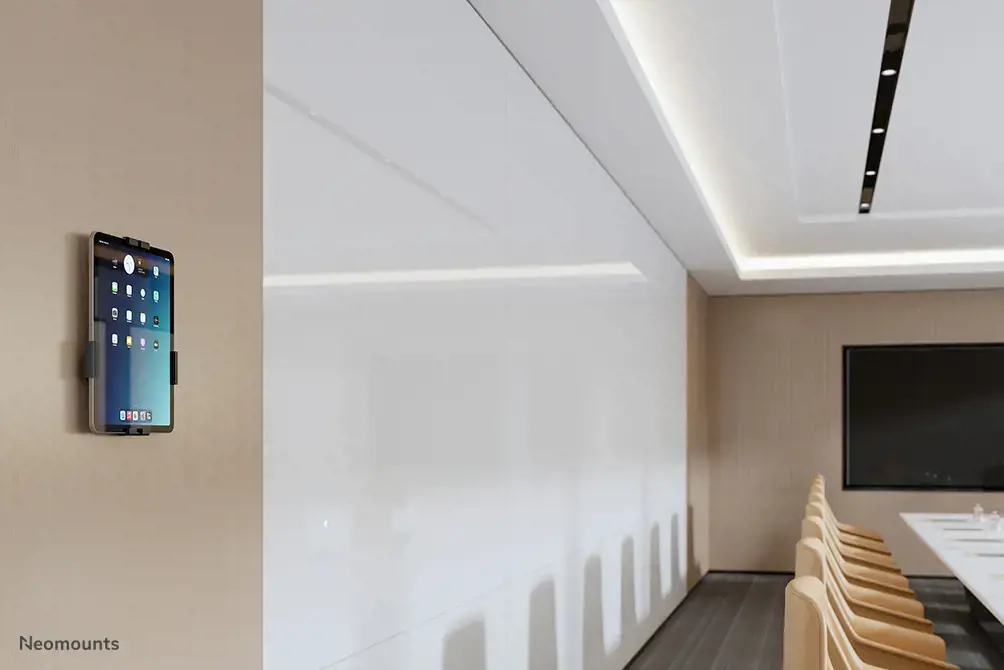 "Neomounts by Newstar" sieninis planšetinio kompiuterio laikiklis, Planšetinis kompiuteris/UMPC, Pasyvus laikiklis, Vidinis, Juodas