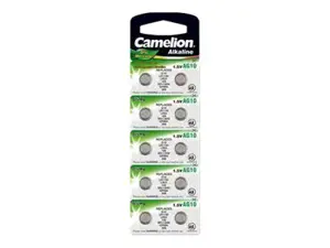 Camelion AG10/LR54/LR1131/389, šarminis mygtukinis elementas, 10 vnt.