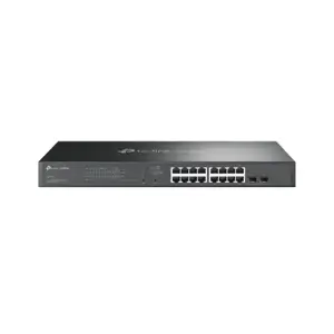 "TP-Link JetStream" 18 prievadų "Gigabit Smart" komutatorius su 16 prievadų PoE+, L2/L2+, Gigabit E…