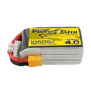 "Tattu R-Line 4.0" 1050mAh 22,2V 130C 6S1P XT60 baterija