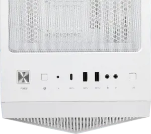 MSI MPG GUNGNIR 110R WHITE Vidutinio bokšto žaidimų kompiuterių korpusas "Baltas, 4x 120 mm ARGB ventiliatorius, 1-6 ARGB valdymo plokštė, C tipo USB, grūdintas stiklas, centrinis, ATX, mATX, mini-ITX", Vidutinio bokšto, kompiuteris, baltas, ATX, micro ATX, mini-ITX, metalinis, žaidimų