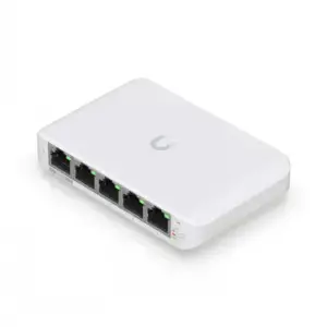 "Ubiquiti USW-Flex-Mini-3" 5 prievadų valdomas Gigabit Ethernet komutatorius, maitinamas 802.3af/at PoE arba 5V, 1A USB-C maitinimo adapteriu, 3 vnt.