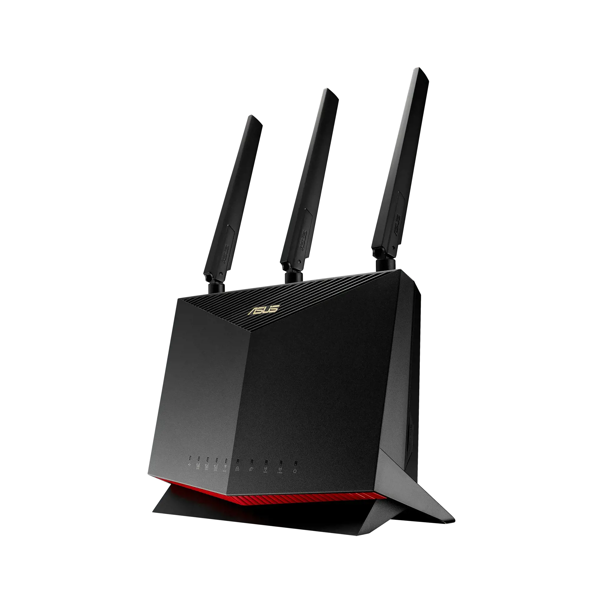 ASUS 4G-AC86U, "Wi-Fi 5" (802.11ac), dviejų dažnių (2,4 GHz / 5 GHz), Ethernet LAN, 3G, juodas, stalinis maršrutizatorius