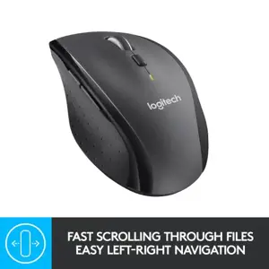 LOGITECH belaidė pelė M705 Silver / Marathon - Lazerinė - Mažytis unifikuotas nano imtuvas - Muis Zilver Draadloos