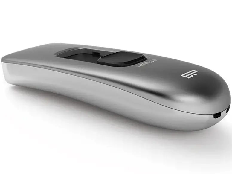 "Silicon Power Marvel M70", 32 GB, A tipo USB, 3.2 Gen 1 (3.1 Gen 1), 200 MB/s, skaidrių, pilka, sidabrinė