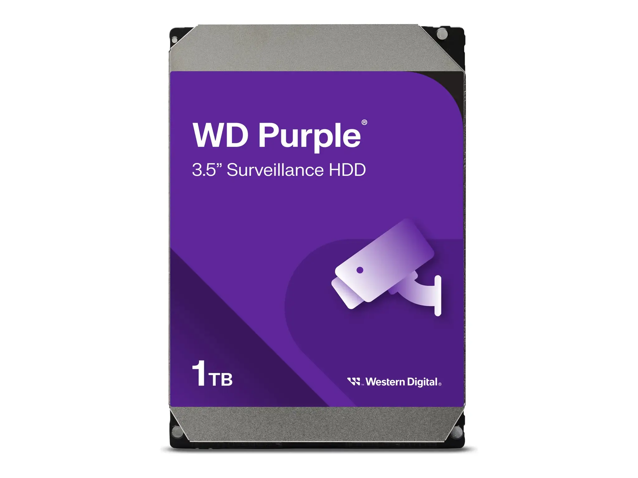 Standusis diskas AV WD Purple (3,5'', 1 TB, 64 MB, 5400 aps/min, SATA 6 Gb/s)