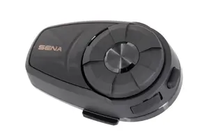 "Sena 10S" motociklo domofonas 4 kanalai 1600 m Juoda