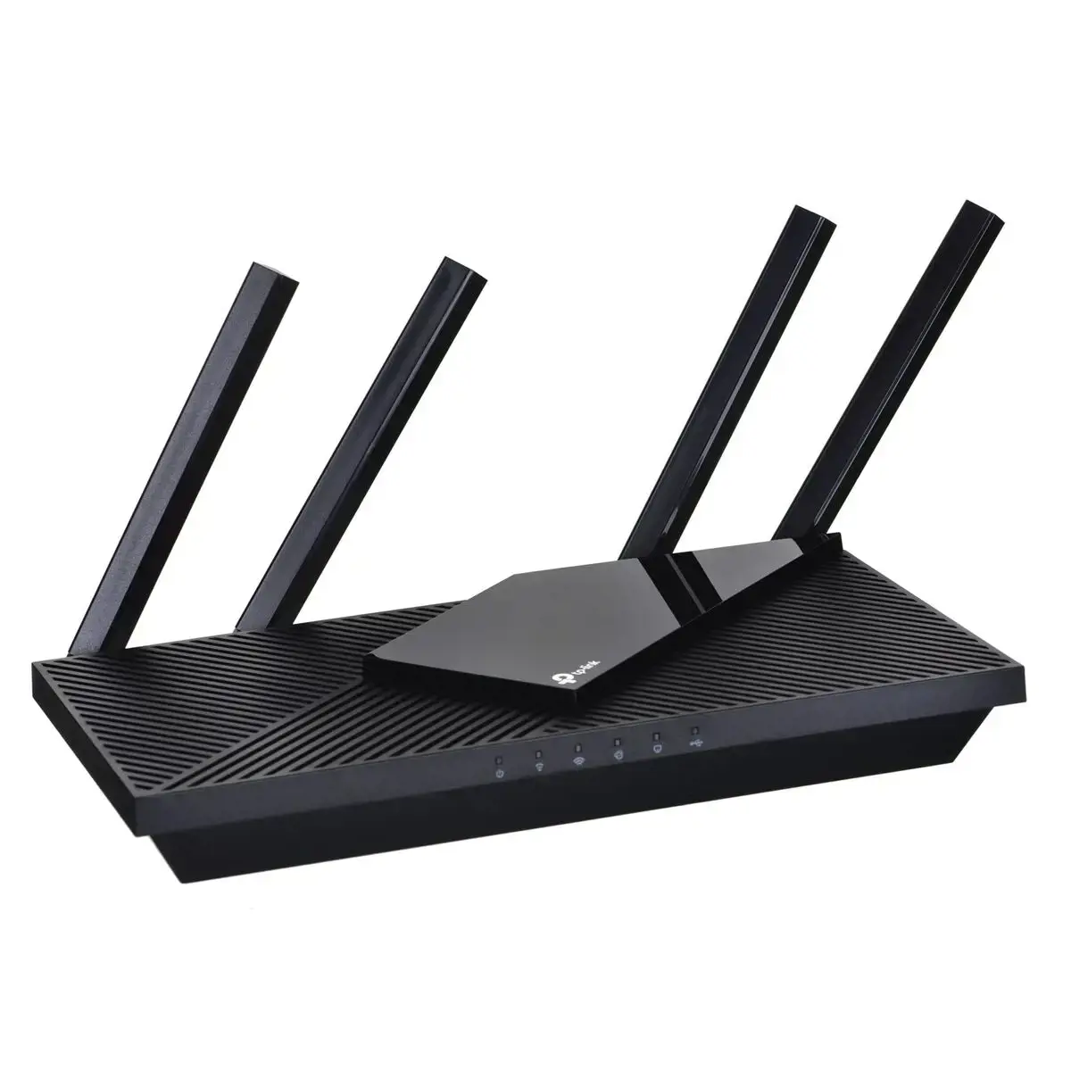 TP-Link Archer AX3000 Multi-Gigabit Wi-Fi 6 maršrutizatorius su 2,5G prievadu, "Wi-Fi 6" (802.11ax), dviejų dažnių (2,4 GHz / 5 GHz), Ethernet LAN, juodas, stalinis/polinis maršrutizatorius