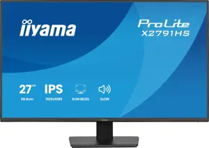 iiyama ProLite X2791HS-B1 computer monitor 68.6 cm (27") 1920 x 1080 pixels Full HD LED Black