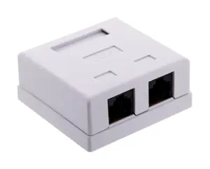Paviršinis UTP cat.6 2xRJ45 lizdas