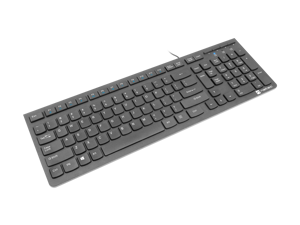 NATEC klaviatūra "Discus 2 US slim black