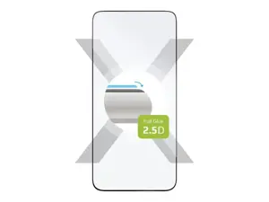 FIXED Full Cover 2,5D Tempered Glass for Samsung Galaxy S24/S25, Black | Fixed