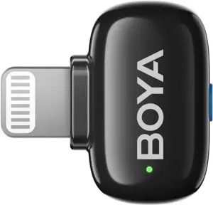 Boya wireless microphone mini-12 Lightning/USB-C, black