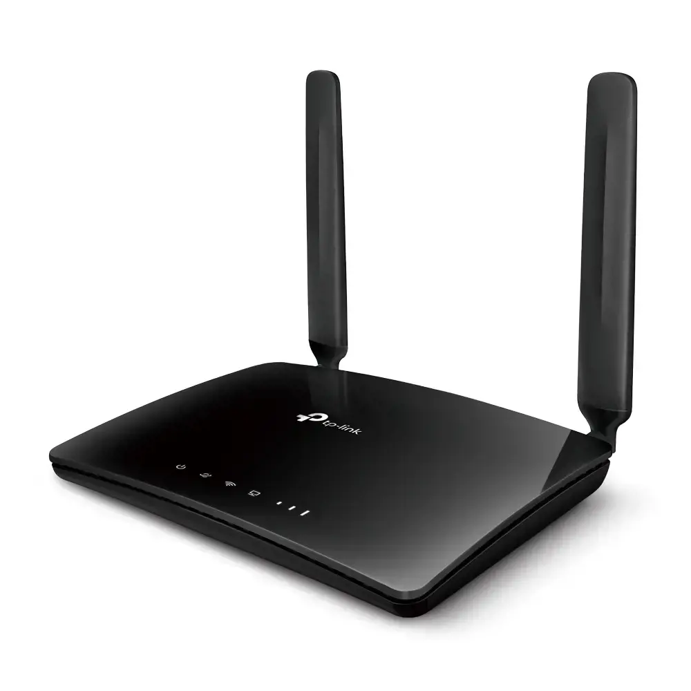 TP-Link Archer MR200, "Wi-Fi 5" (802.11ac), dviejų dažnių (2,4 GHz / 5 GHz), Ethernet LAN, 3G, juodas, stalinis maršrutizatorius