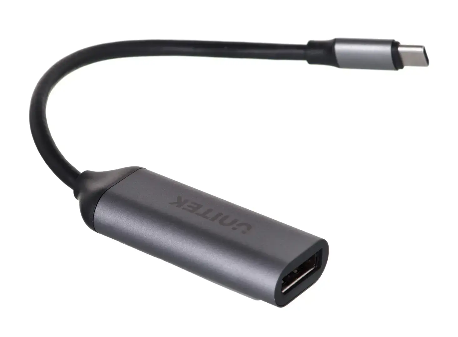 UNITEK V1415C USB-C - DisplayPort 1.4 8K 60Hz 15cm ALU jungtis