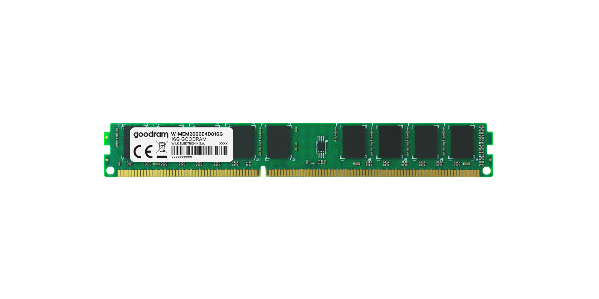 GOODRAM W-MEM2666E4D816G 16GB DDR4 2666MHz CL19 1.2V ECC