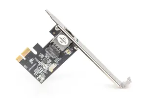 DIGITUS Gigabit Ethernet PCI Express kortelė 32 bitų žemo profilio laikiklis Realtek RTL8111H