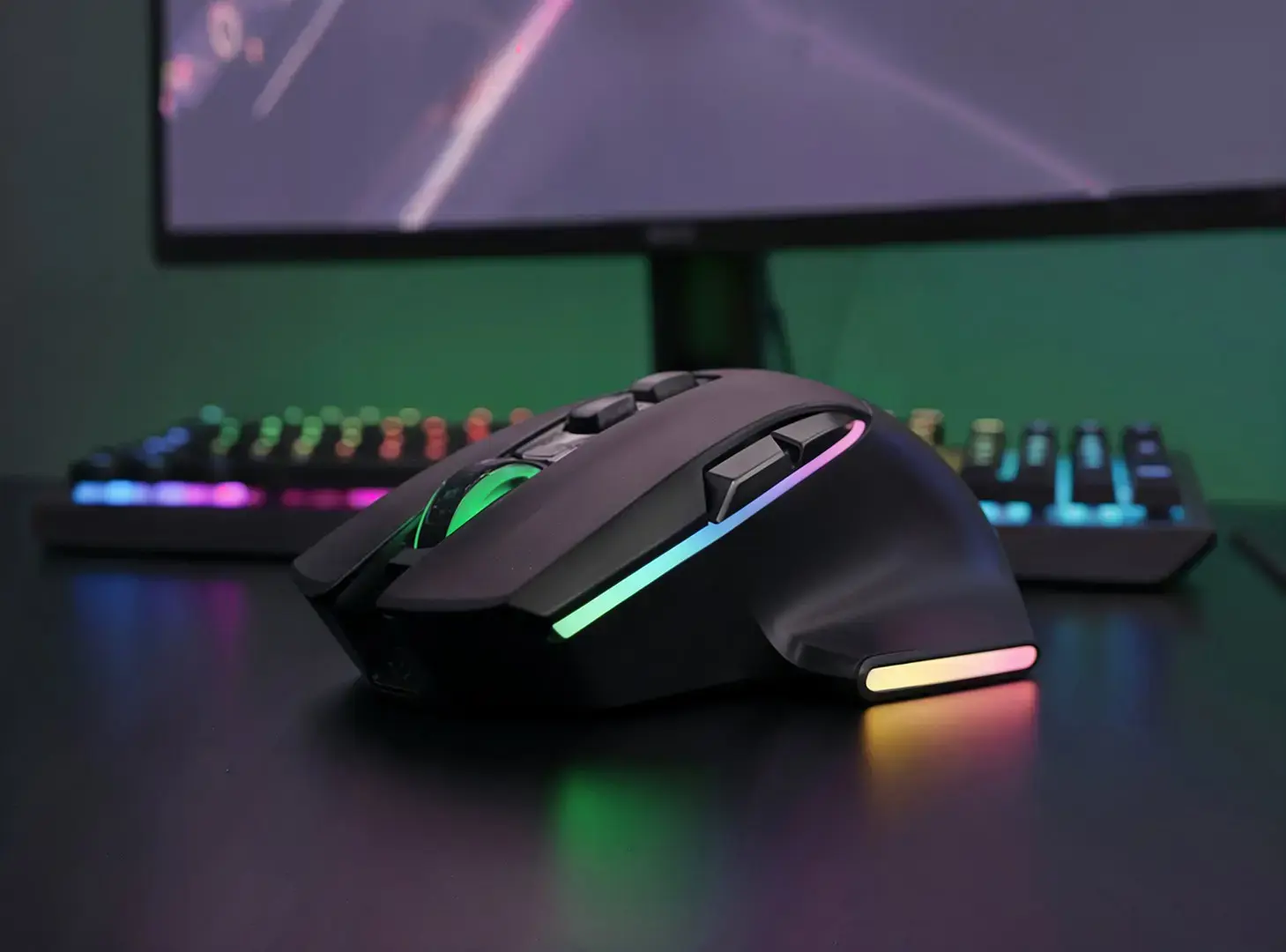 Mars Gaming MMWVECTOR mouse Right-hand RF Wireless + Bluetooth + USB Type-A Optical 12000 DPI