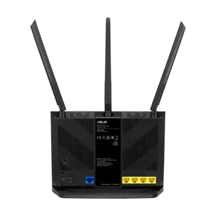 ASUS 4G-AX56, "Wi-Fi 6" (802.11ax), dviejų dažnių (2,4 GHz / 5 GHz), Ethernet LAN, 3G, juodas, stalinis maršrutizatorius