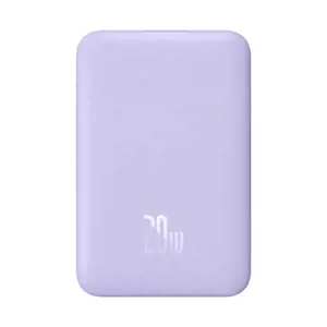Magnetinis mini oro maitinimo bankas "Baseus" 10000mAh 20W (violetinis)