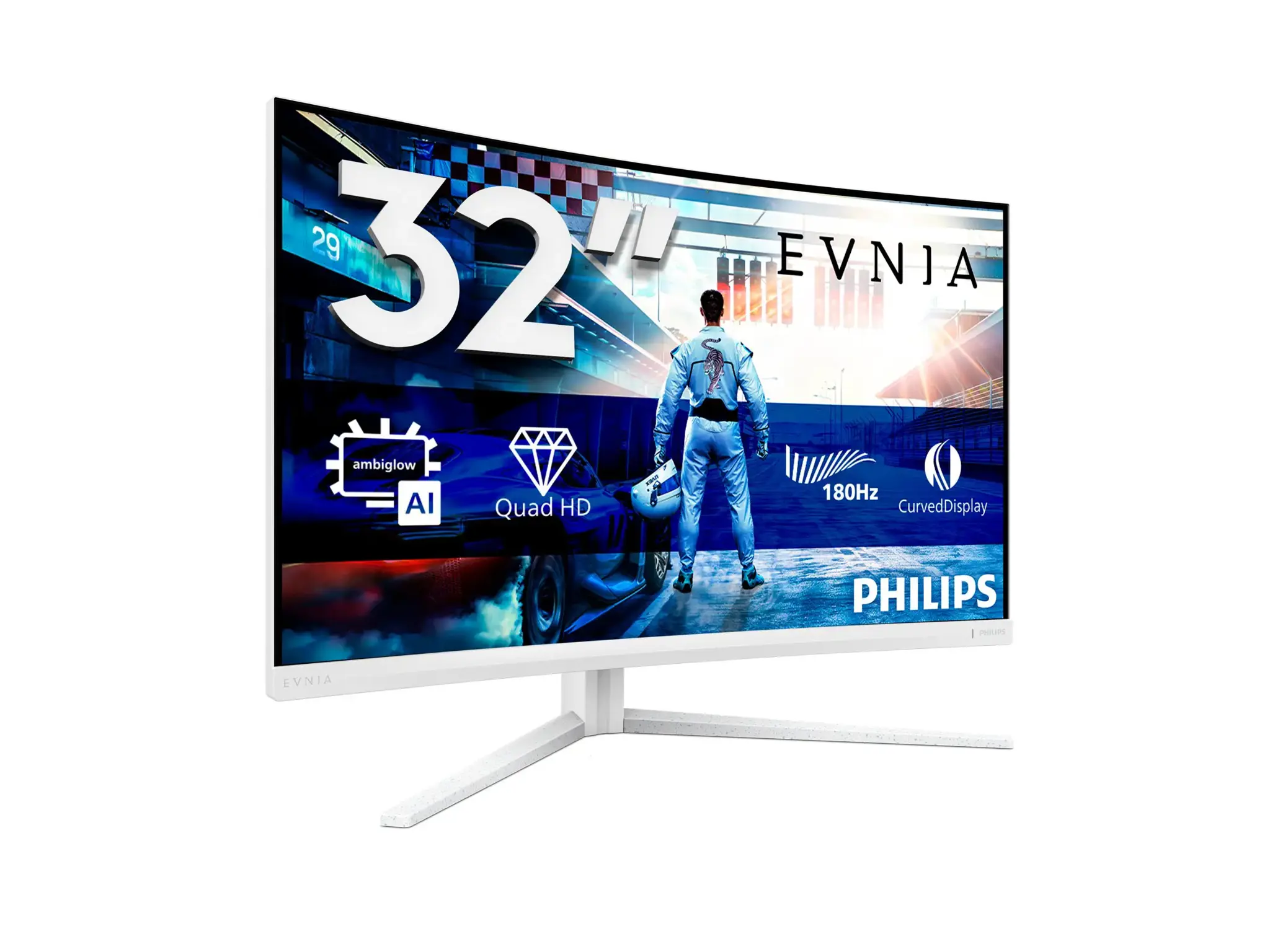 Philips 32M2C5501/00 | 32 " | Fast VA | QHD | 16:9 | 144 Hz | 1 ms | 2560 x 1440 pixels | HDMI ports quantity 2