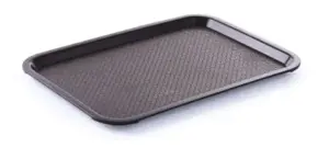 Padėklas FAST FOOD, plastikinis, rudas, 30,5 x 41,5 cm, 1 vnt