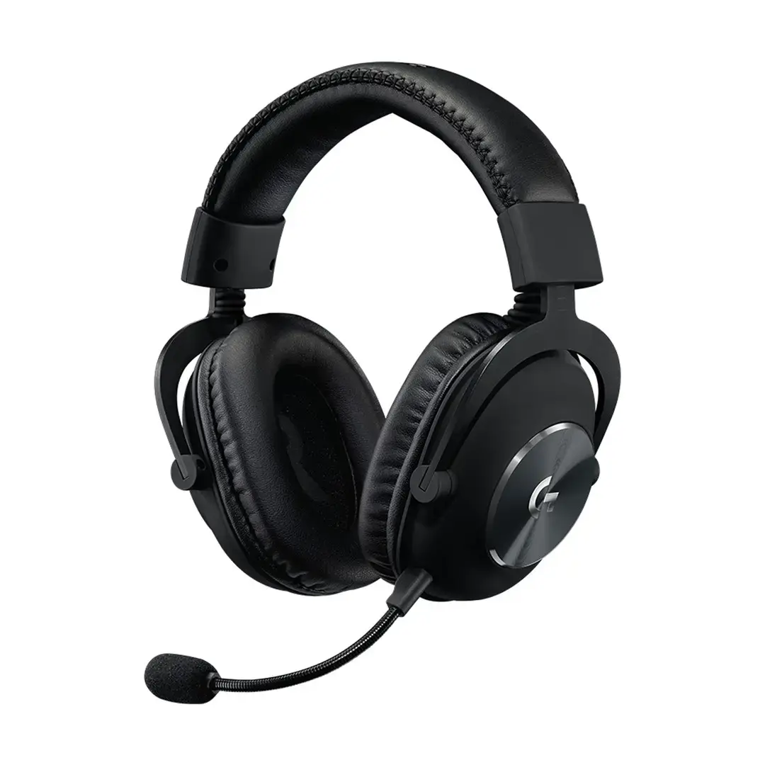 LOGITECH G PRO X laidinės žaidimų ausinės - mėlynas mikrofonas - juodos spalvos - USB DAC