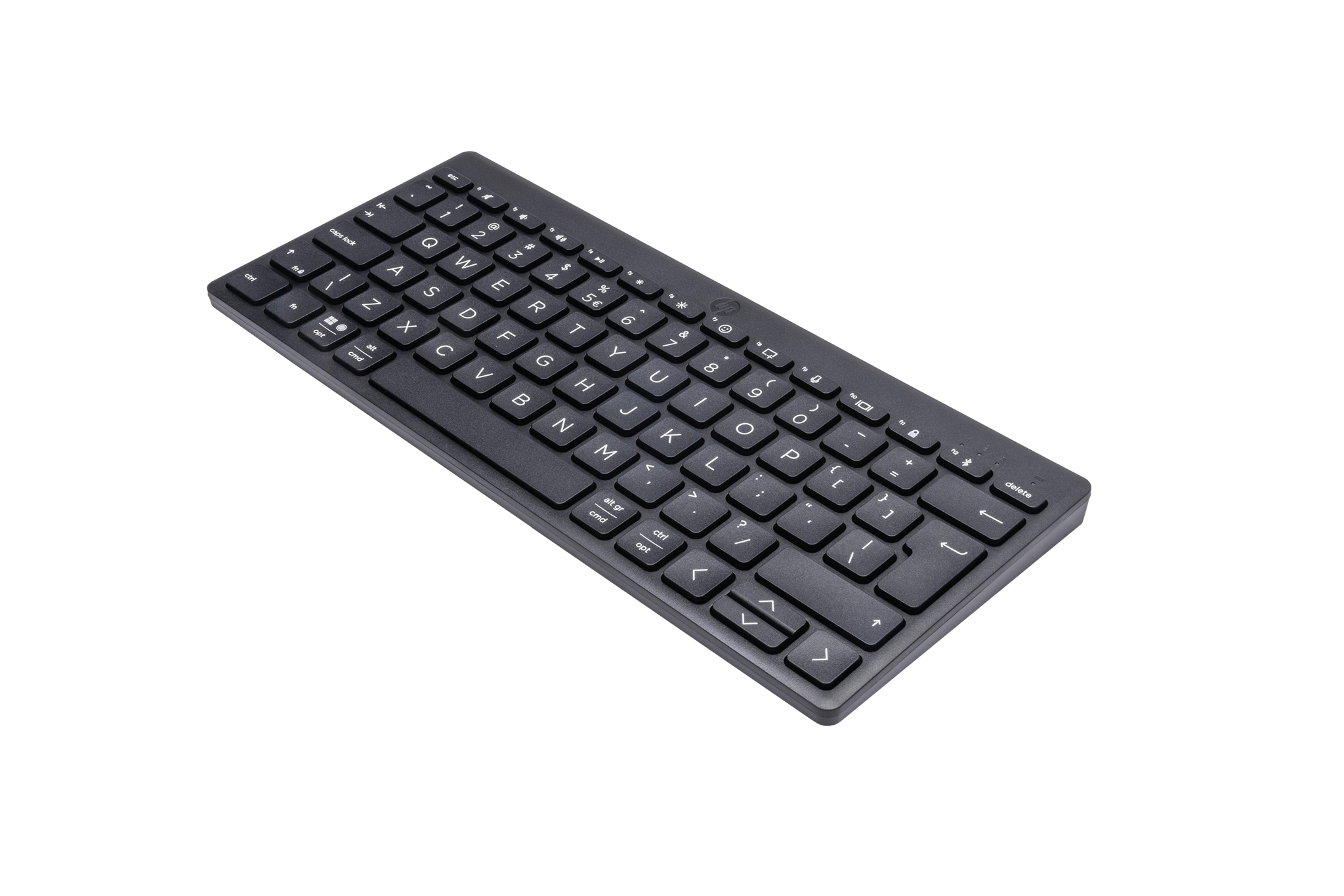 "HP 350 Compact Multi-Device Bluetooth" klaviatūra, "Bluetooth", mechaninė, QWERTY, juoda