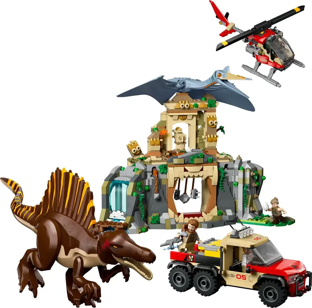 LEGO JURASSIC WORLD 76976 Spinosaurus & Quetzalcoatlus Air Mission