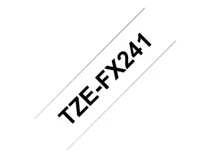 Brother TZe-FX241, juoda ant balto, TZ, 1,8 cm, 8 m, 1 vnt., 1,8 cm