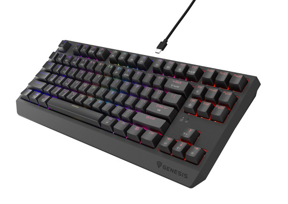 Genesis THOR 230 | Mechanical Gaming Keyboard | Wireless | US | Black | 2.4 GHz, Bluetooth, USB | Outemu Panda