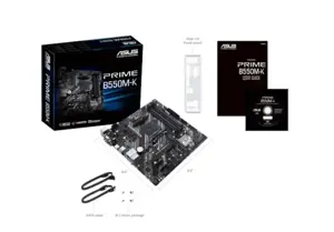 ASUS PRIME B550M-K, AMD, "Socket AM4", 3 kartos "AMD Ryzen™ 3", 3 kartos "AMD Ryzen 5", 3 kartos "AMD Ryzen™ 7", 3 kartos..., DDR4-SDRAM, 128 GB, DIMM