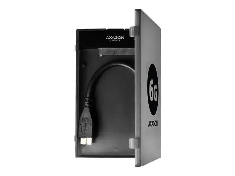 AXAGON ADSA-1S6 USB3.0 - SATA 6G UASP HDD išorinis adapteris su dėklu