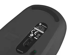 NATEC belaidė pelė "Harrier 2" 1600DPI "Bluetooth 5.1", juoda