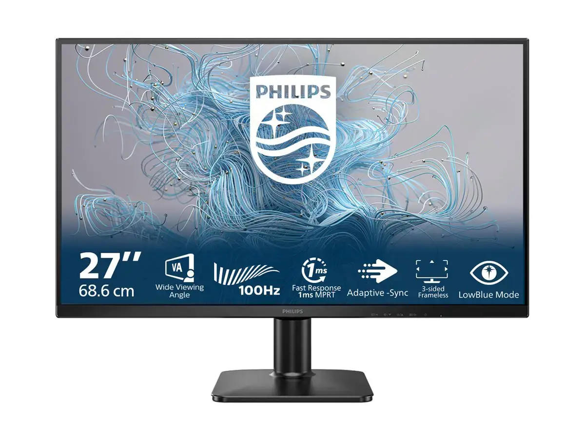 Philips 1000 series 27E2N1100L/00 computer monitor 68.6 cm (27") 1920 x 1080 pixels Full HD LCD Black