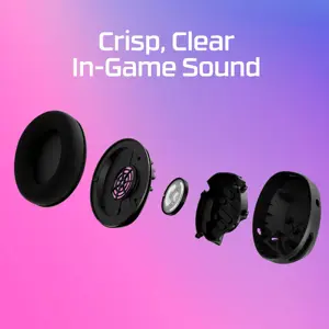 "HyperX Cloud Stinger 2 Core" žaidimų ausinės, laidinės, žaidimų, 10 - 25000 Hz, 275 g, ausinės, juodos