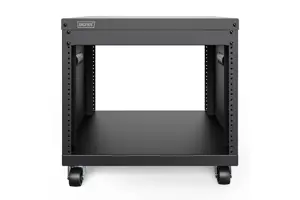 Digitus Universal 19-Inch Equipment Rack with Castors, 8U | DN-48000